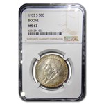 1935-S Boone Bicentennial Half Dollar Commem MS-67 NGC