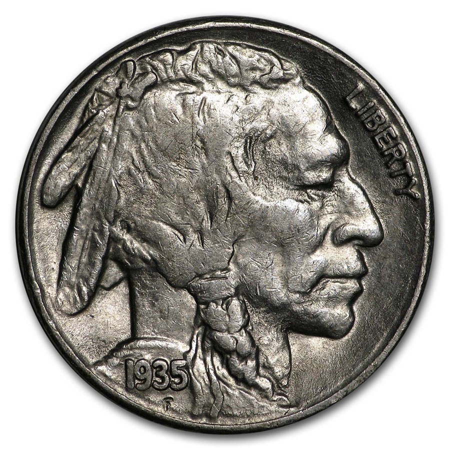 1935-S Buffalo Nickel AU