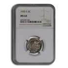 1935-S Buffalo Nickel MS-64 NGC