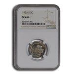 1935-S Buffalo Nickel MS-64 NGC