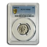 1935-S Buffalo Nickel MS-66 PCGS