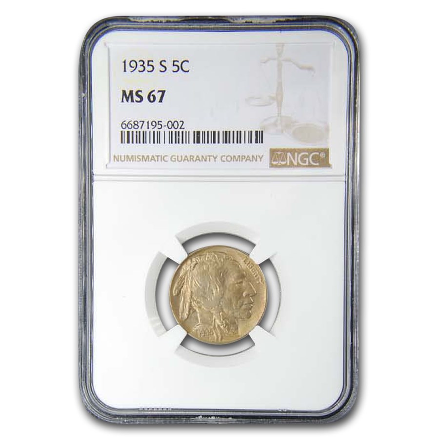1935-S Buffalo Nickel MS-67 NGC