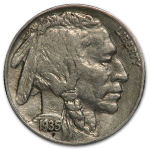 1935-S Buffalo Nickel XF