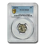 1935-S Mercury Dime MS-68 PCGS