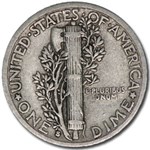1935-S Mercury Dime XF