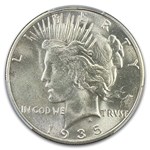 1935-S Peace Dollar MS-64+ PCGS