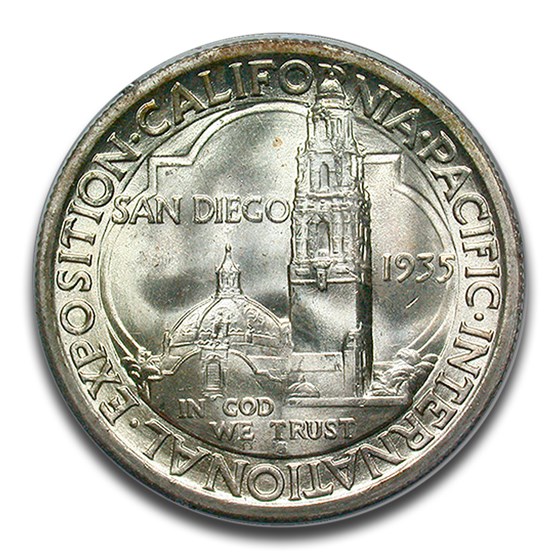 Buy 1935S San Diego Exposition Half Dollar MS65 PCGS CAC APMEX
