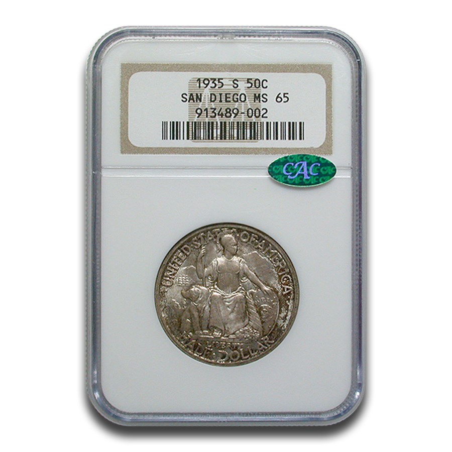 1935-S San Diego Half Dollar MS-65 NGC CAC