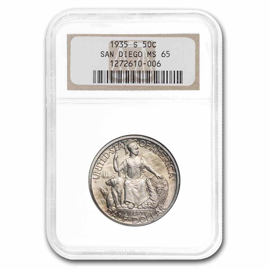 1935-S San Diego Half Dollar MS-65 NGC
