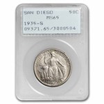 1935-S San Diego Half Dollar MS-65 PCGS (Rattler)