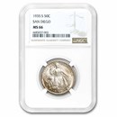 1935-S San Diego Half Dollar MS-66 NGC