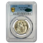 1935-S San Diego Half Dollar MS-66 PCGS CAC