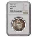 1935-S San Diego Half Dollar MS-67 NGC