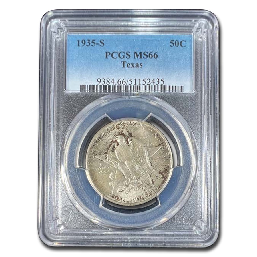 1935-S Texas Centennial MS-66 PCGS (Toned)