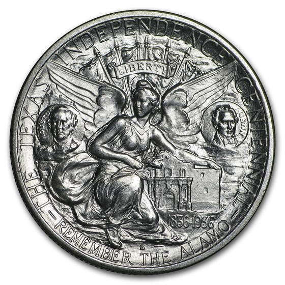 1935-S Texas Independence Centennial Half BU 1935-S Texas Independence Centennial Half BU
