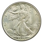 1935-S Walking Liberty Half Dollar MS-64 PCGS