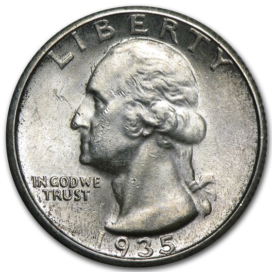 1935-S Washington Quarter BU 1935-S Washington Quarter BU