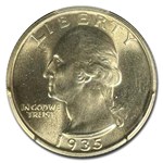 1935-S Washington Quarter MS-67 PCGS