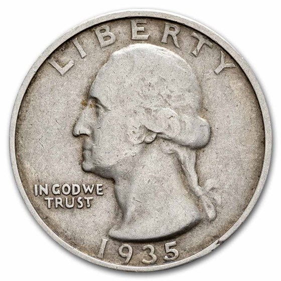 1935-S Washington Quarter XF 1935-S Washington Quarter XF