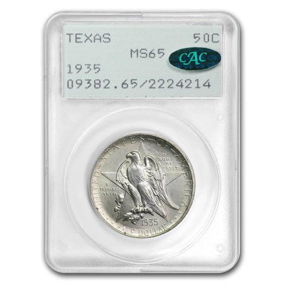 1935 Texas Centennial MS-65 PCGS CAC (Old Rattler Holder)