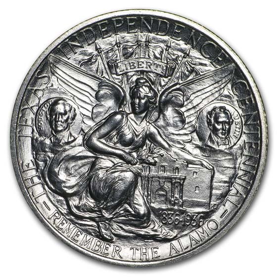 1935 Texas Independence Centennial Half BU 1935 Texas Independence Centennial Half BU