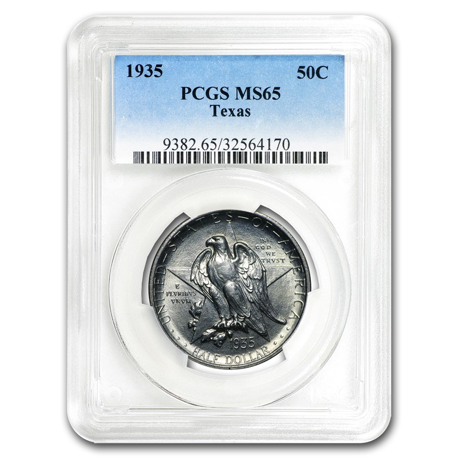 1935 Texas Independence Half Dollar MS-65 PCGS