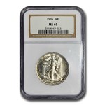 1935 Walking Liberty Half Dollar MS-64 NGC