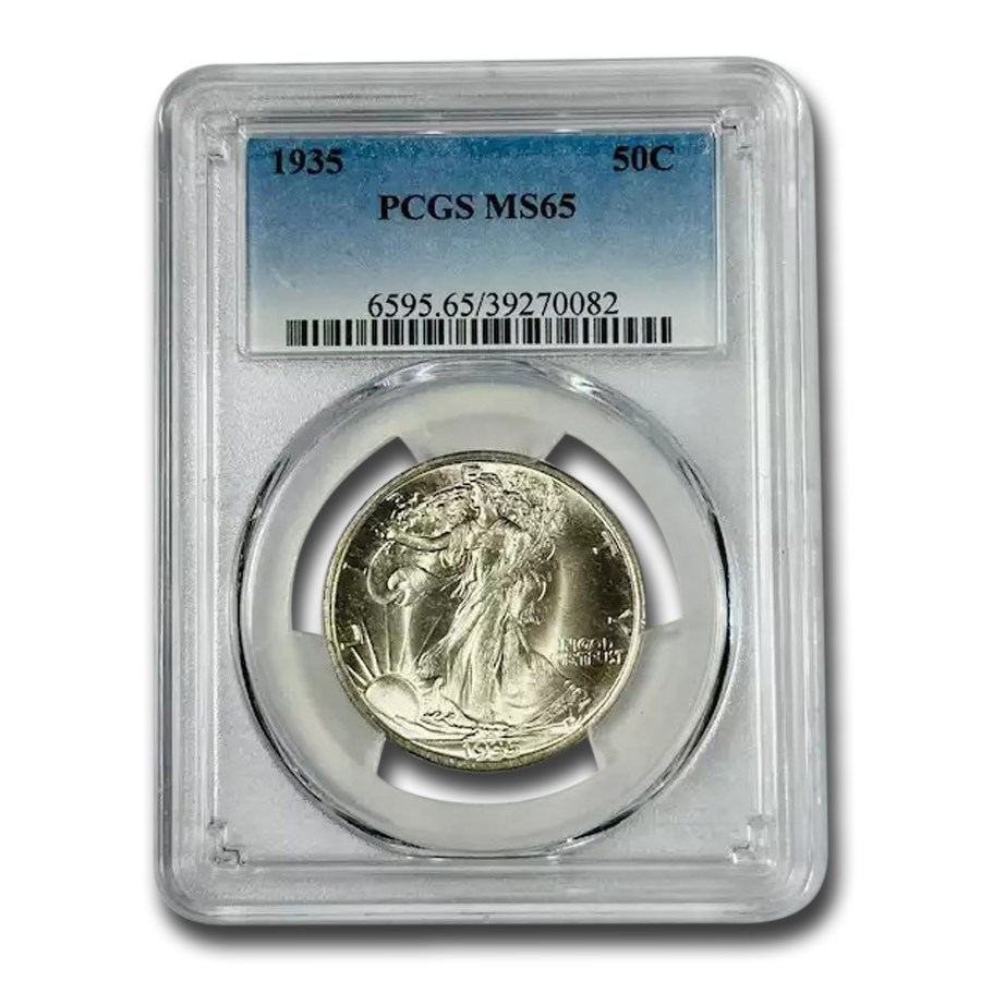 1935 Walking Liberty Half Dollar MS-65 PCGS