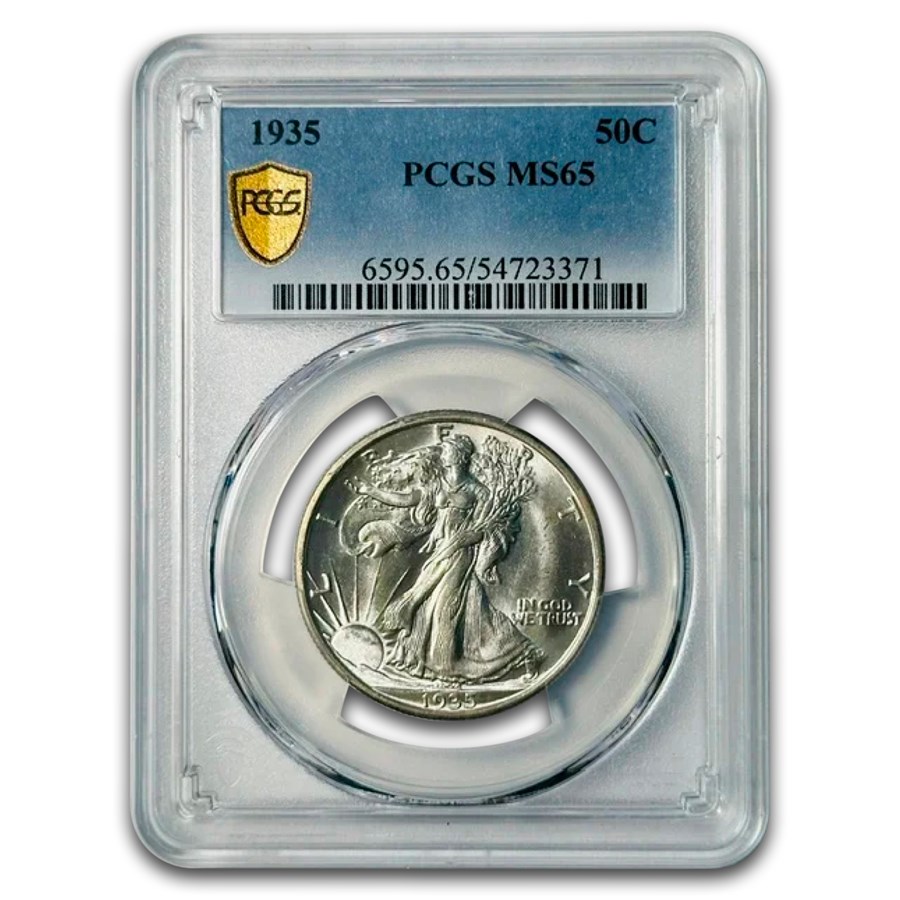 1935 Walking Liberty Half Dollar MS-65 PCGS