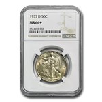 1935 Walking Liberty Half Dollar MS-66+ NGC