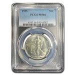 1935 Walking Liberty Half Dollar MS-66 PCGS