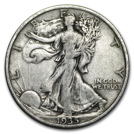 1935 Walking Liberty Half Dollar VG/VF 1935 Walking Liberty Half Dollar VG/VF