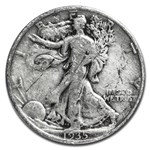 1935 Walking Liberty Halves 20-Coin Roll Avg Circ