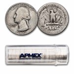 1935 Washington Quarter 40-Coin Roll Avg Circ
