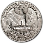 1935 Washington Quarter AU