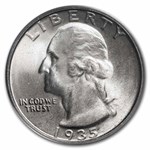 1935 Washington Quarter MS-65 PCGS