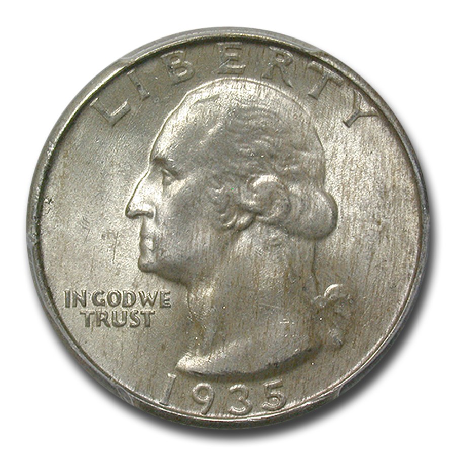 1935 Washington Quarter MS-66 PCGS