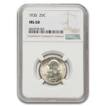 1935 Washington Quarter MS-68 NGC