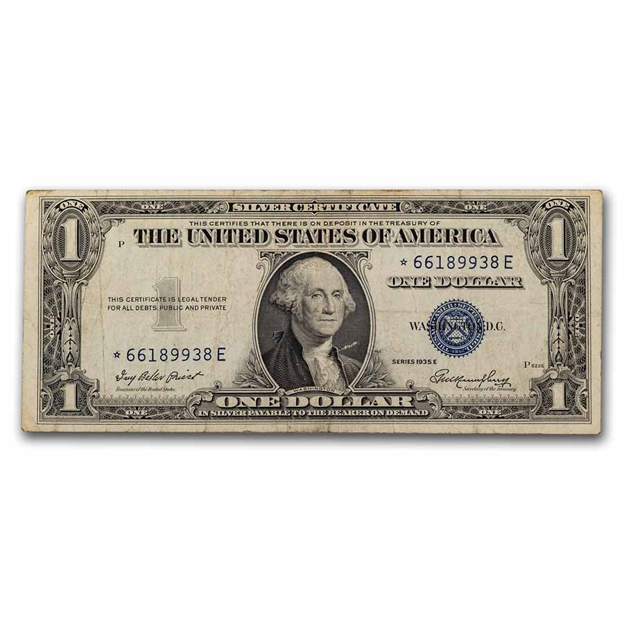 1935s* $1.00 Silver Certificates G/VG Star Notes
