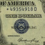 1935s* $1.00 Silver Certificates XF (Star Note)