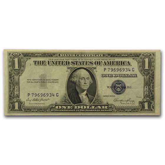 1935s $1.00 Silver Certificates XF 1935s $1.00 Silver Certificates XF
