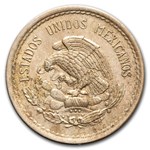 1936-1942 Mexico Copper-Nickel 5 Centavos AU/BU