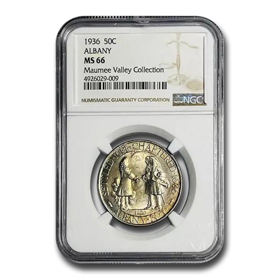 1936 Albany NY Charter 250th Anniversary Commem MS-66 NGC 1936 Albany NY Charter 250th Anniversary Commem MS-66 NGC