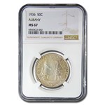 1936 Albany NY Charter 250th Anniversary Commem MS-67 NGC
