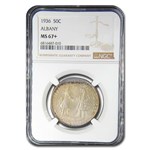 1936 Albany NY Charter 250th Anniversary Commem MS-67+ NGC