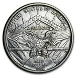 1936 Arkansas Centennial Robinson Half Commemorative AU