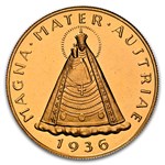 1936 Austria Gold 100 Schilling MS-65 NGC (PL)