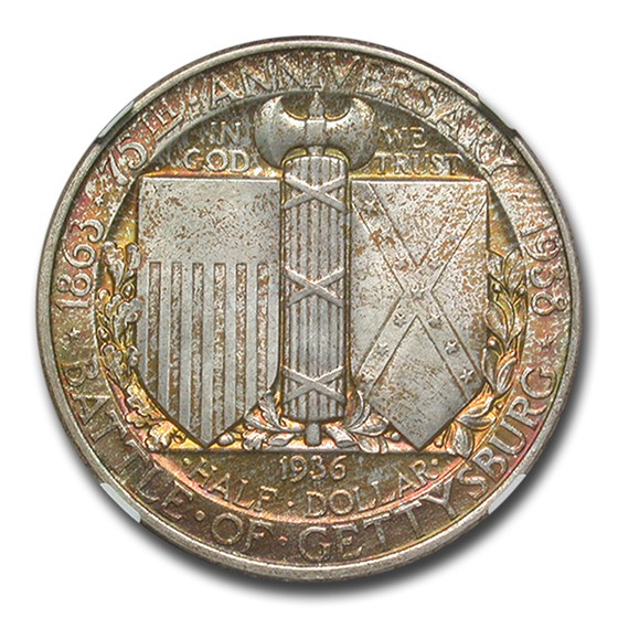 Buy 1936 Battle of Gettysburg Half Dollar MS66 NGC (Hoard Label) APMEX