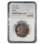 1936 Battle of Gettysburg Half Dollar MS-66 NGC