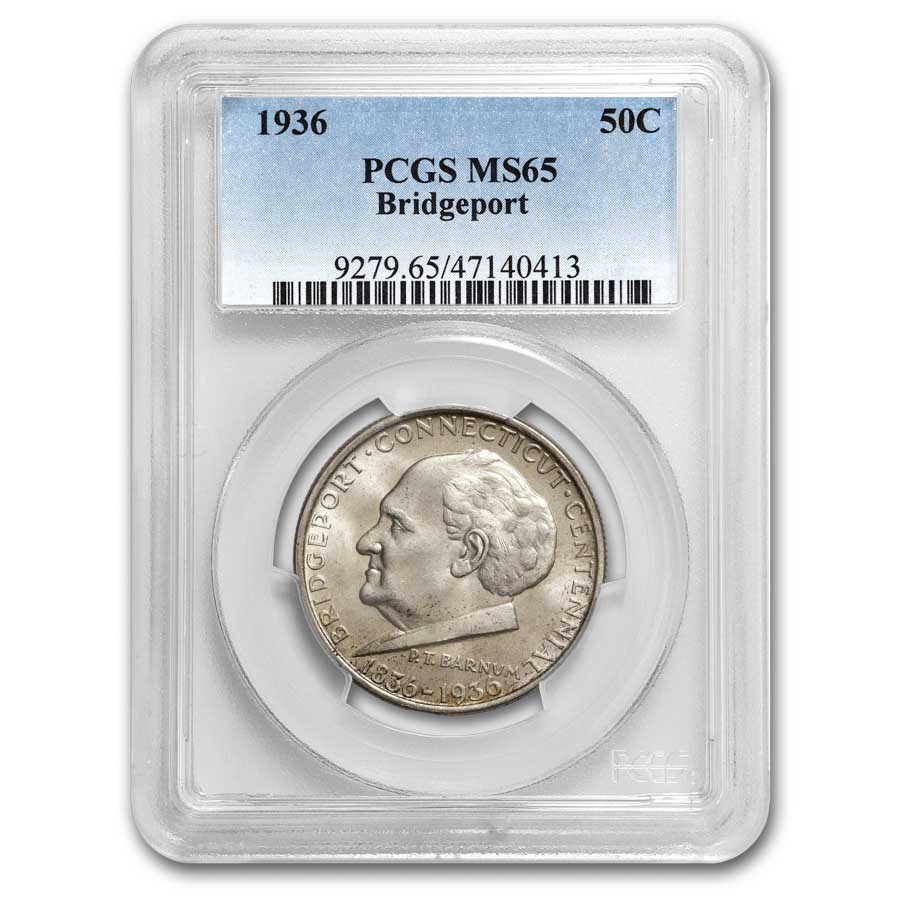 1936 Bridgeport Centennial Half MS-65 PCGS
